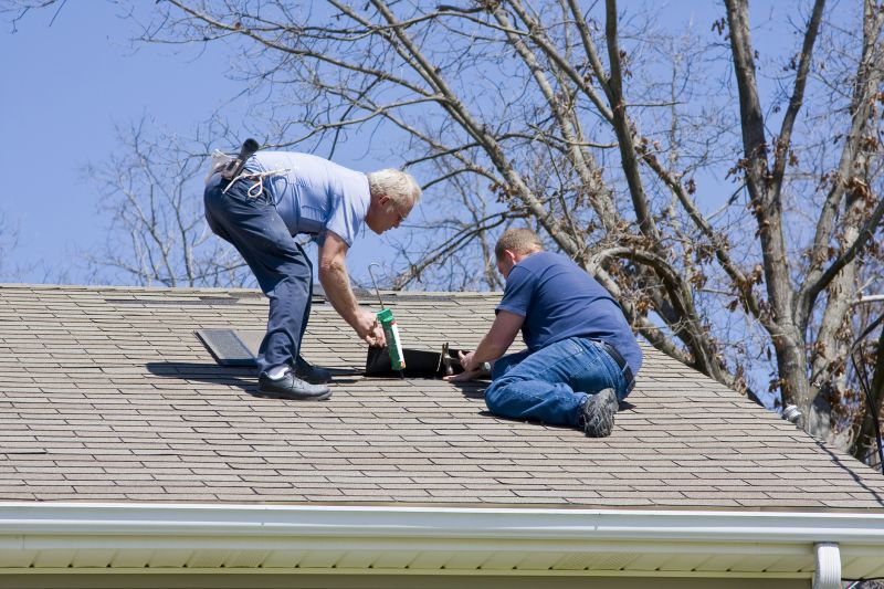 Flashing Repair on Asphalt Roof